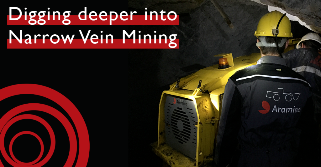 Narrow Vein mining method - Aramine equipment